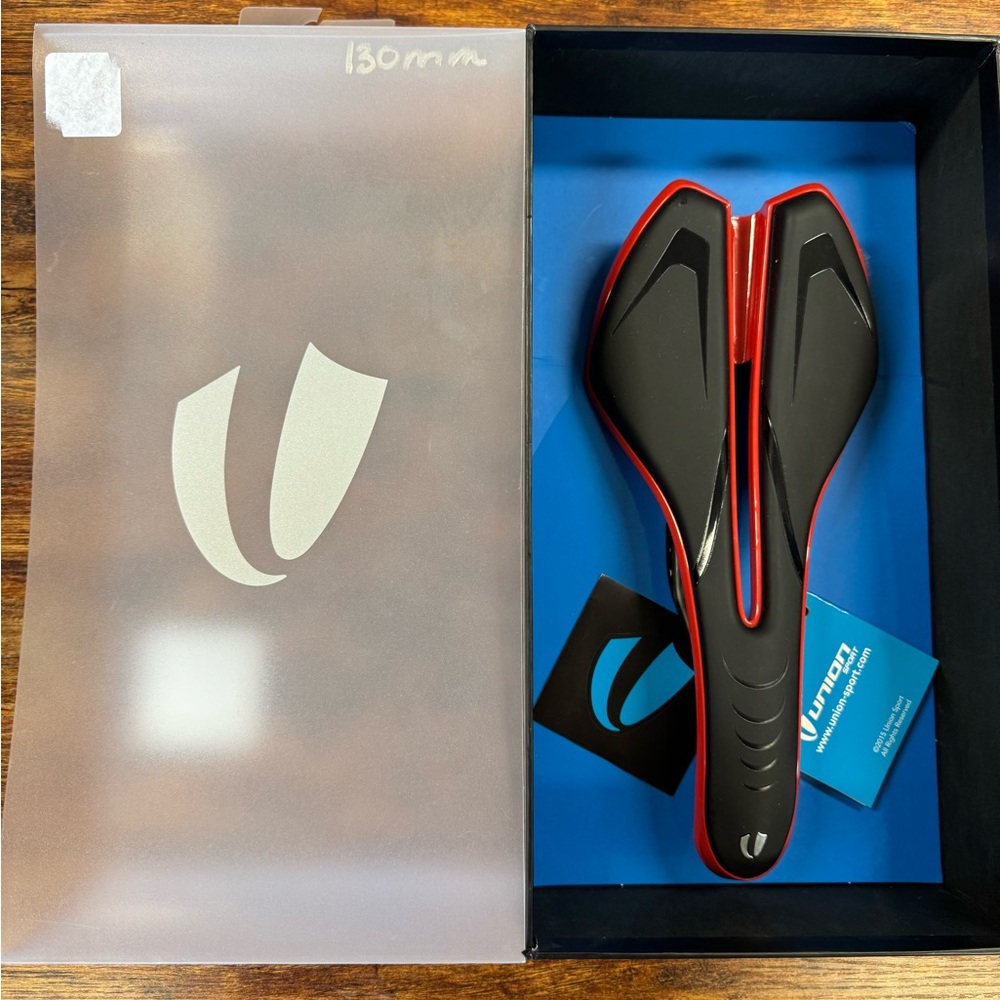 Union Sport Saale Rxsel Performance Bike Saddle 130mm Red